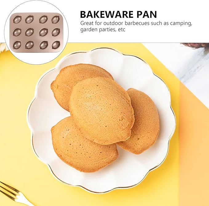 Cake Tin， Non-Stick Cake Mould, Baking Tools Baking Mold,Cake Mould,Baking Nonstick Baking Pan Metal Lemon Shape Bakeware Dish 12- Cup Non- Toxic Fondant Cookie Chocolate Mold Tray for Cupcake Jelly D