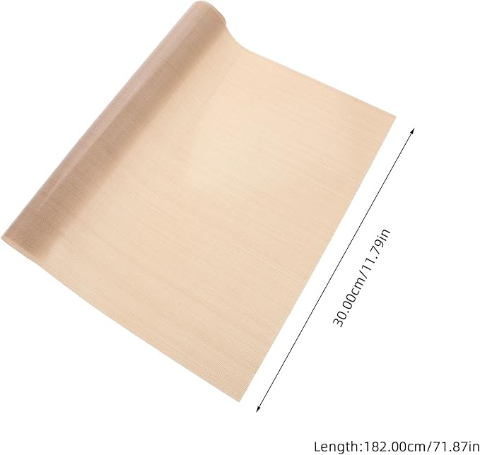 Silicone Baking Mat Roll 0.4mm Thick 30cm X 182.88cm Food Grade Non-stick Reusable Dough Rolling Mat for Oven Baking Cookies Biscuits Donuts