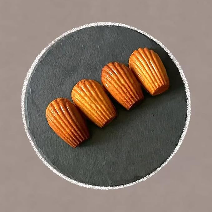 2 PCS Silicone Madeleine Pans, 18-Cavity Madeleine Baking Molds for Cake, Chocolate, Candy, Bread, Cookie, 12.8 x 9.65 x 0.55 Inches