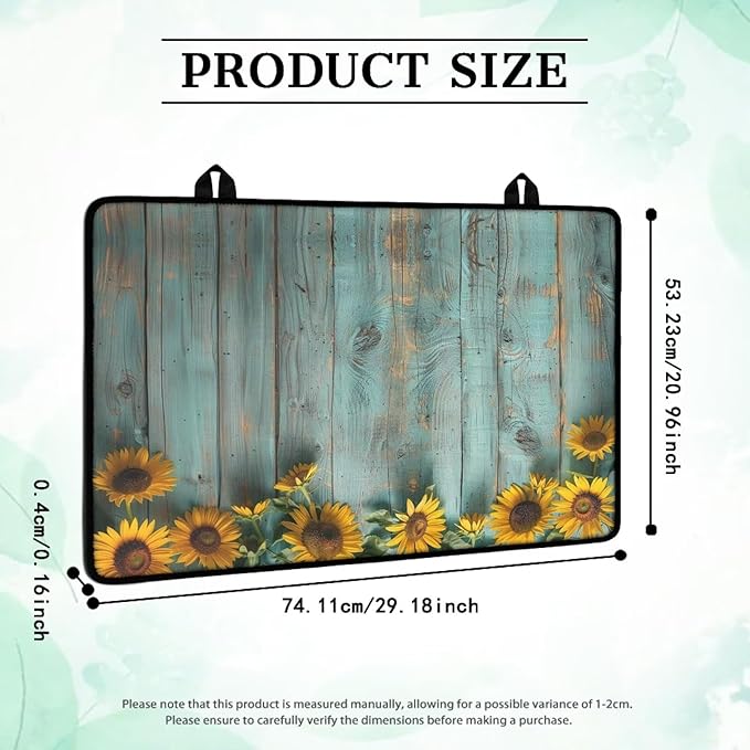 Sunflower Stove Top Covers for Glasstop Stoves Countertop Covers Electric Stove Protector Scratch-Resistant Flat Top Oven Cover