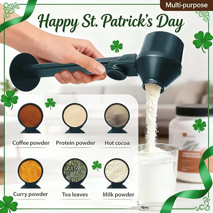 2Pcs Coffee Scoop & Funnel for Reusable K-Cup Pods, 2Tbsp Dosing Spoon, 51mm Espresso Tamper, BPA-Free PCTG, Dishwasher Safe, for Espresso Machines, Coffee/Protein Powder, Jade Green, 2 Models A&B