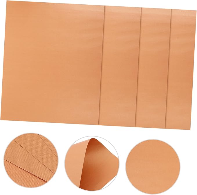 Toddmomy 4pcs Nonstick Oven Liners for Baking Reusable Grill Mats for Electric Ovens for Air Fryers Barbecues Material Easy to Clean