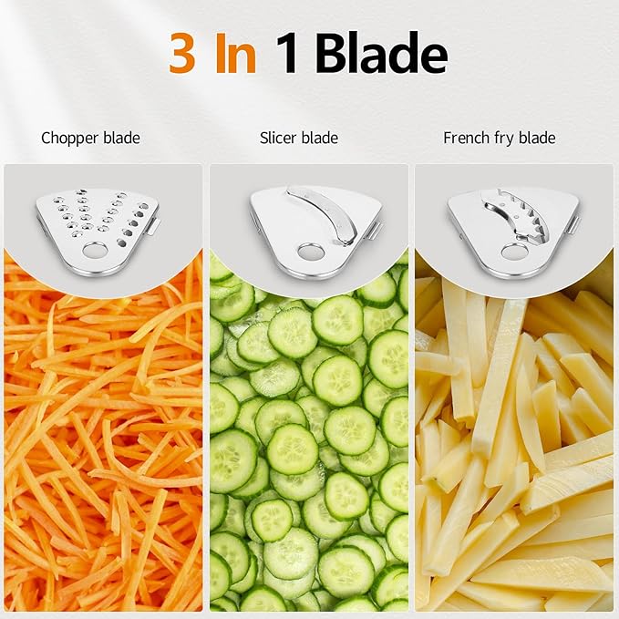Camic Blender & Food Processor Combo,6 Functions for Smoothies,Chopping,Slicing,Shredding,Grinding,Dough,72-oz.Blender Pitche,64-oz. Processor Bowl,To-Go Cup,Grinder Cup