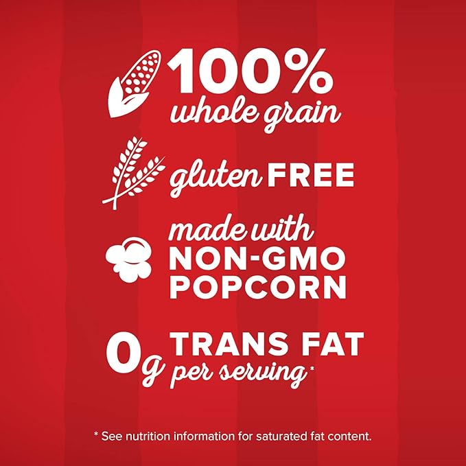 Orville Redenbacher's Butter Popcorn, 3.29 Ounce Classic Bag, 6-Count (Pack of 2)