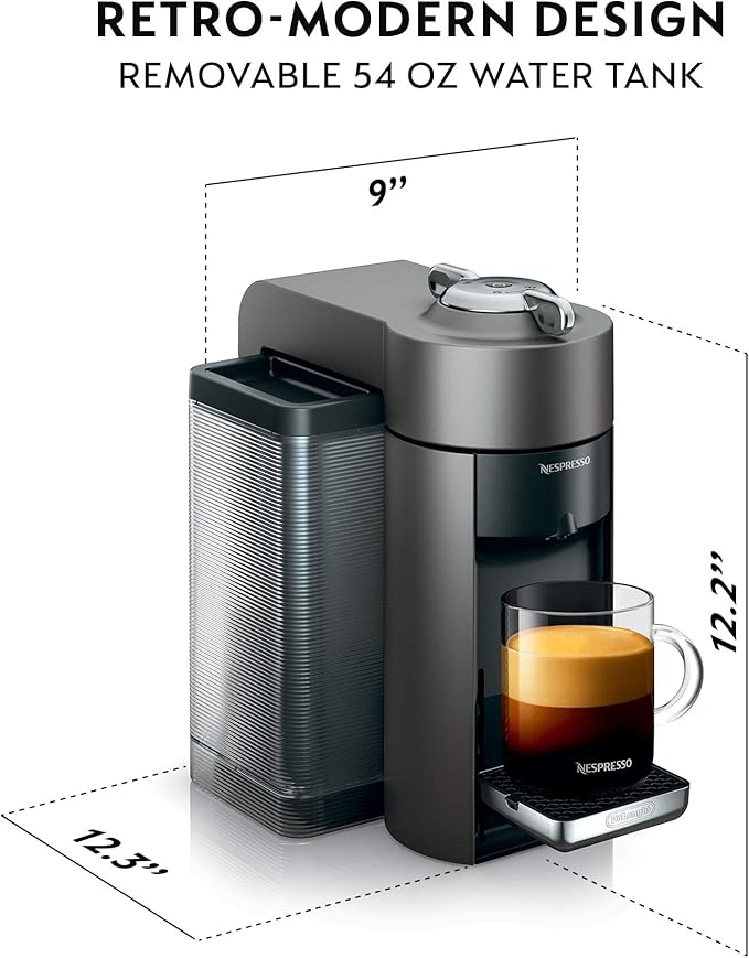 Nespresso Vertuo Coffee and Espresso Maker by De'Longhi, Titan Descaling Kit
