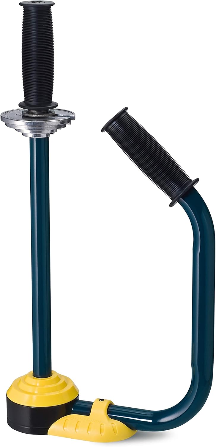 WOD Industrial Strength Stretch Film Dispenser with Adjustable Handle - Fits 12", 15", and 18" Widths, Compatible with 1.5", 2", and 3" Cores, Heavy Duty Aluminum Base for Pallet Wrapping (1 Pack)