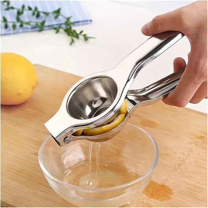Manual Juicer Hand Press Lemon Squeezer Stainless Steel Manual Juicer Processor Kitchen Accessories Juice Fruit Pressing Citrus Orange Press