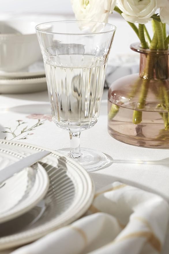 Lenox 895721 French Perle Groove Dinner Plates, Set Of 4