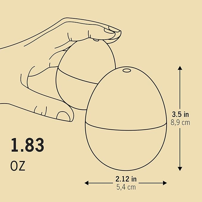 Eagle BeepEgg – Egg Timer for Boiling Eggs – Musical Egg Cooker for Soft, Medium, Hard Boiled Eggs – Food Safe – Singing Floating Egg Timer – Egg Cooker for 3 Levels of Doneness - Brainstream