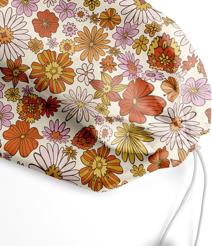 Flower Grocery Bag Organizer - Plastic Bag Holders for Kitchen & Laundry - Home Farmhouse Decor, Gifts for Women & Men