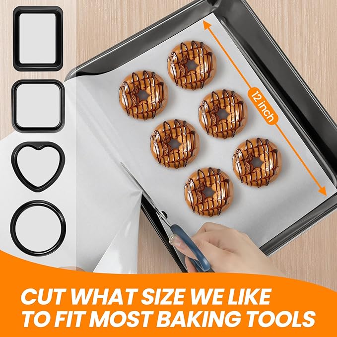 Oven Liners for Bottom of Oven + Silicone Baking Mat Roll