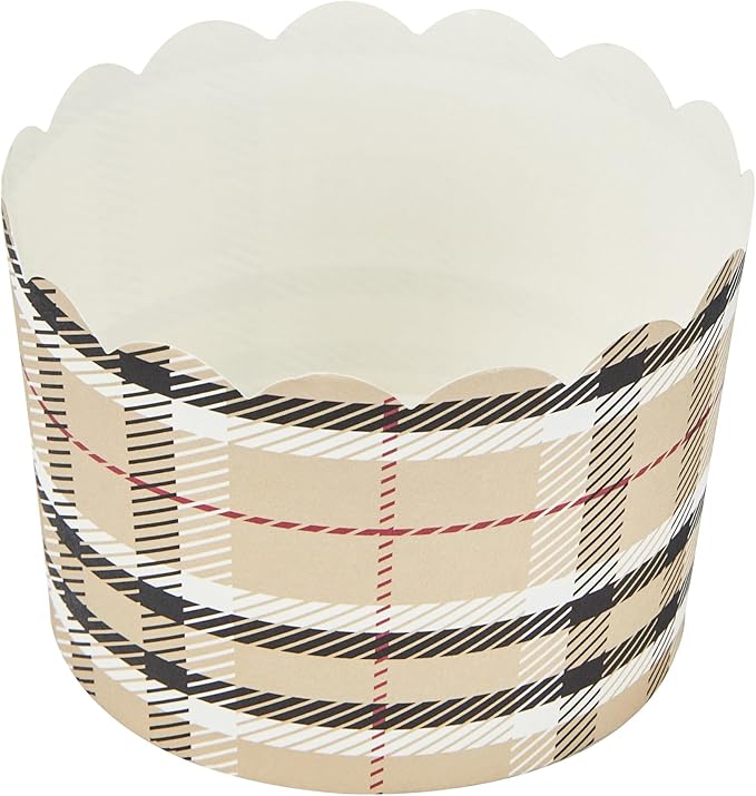 Restaurantware Baking Cups 200 Pack of 10 oz Paper Cupcake Liners Greaseproof Scalloped Oven-Safe Elegant Dessert Muffin Cups Disposable for Parties