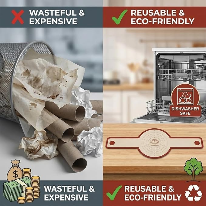 Silicone Bread Sling for Dutch Oven, 2-Pack Non-Stick Reusable Baking Mats with Long Handles, Easy to Clean, Ideal for Sourdough Bread Transfer & Baking
