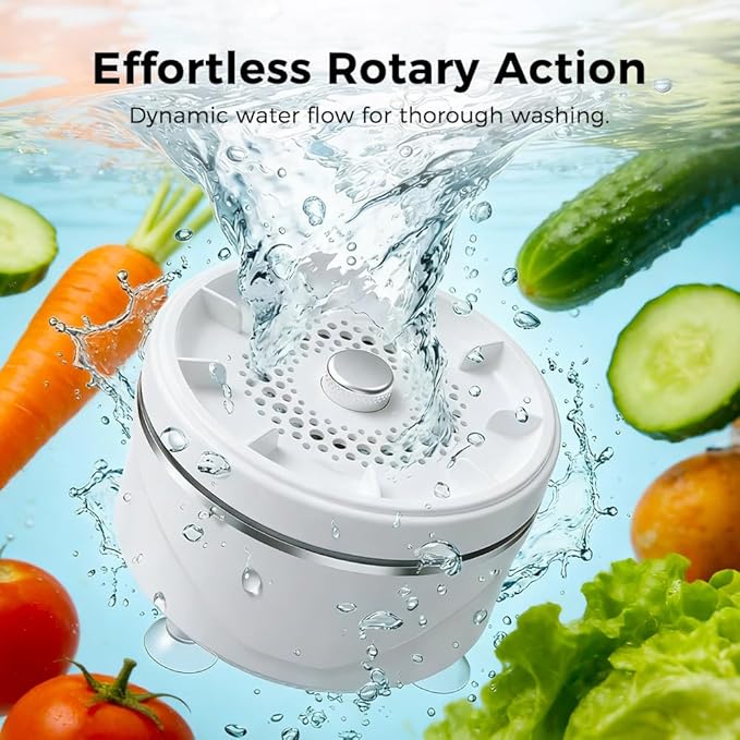 Upgraded Fruit and Vegetable Washing Machine, Fruit Cleaner Device Fruit and Vegetable Purifier Clean Produce with Titanium Electrolysis Purification in Water (1)