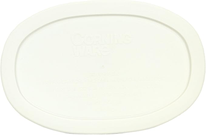 CorningWare F-15-PC 15oz French White Plastic Lid (4-Pack)