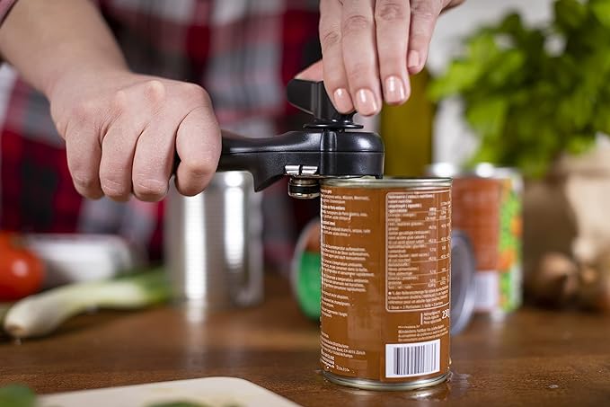 Kuhn Rikon Auto Safety LidLifter/Can Opener with Ring-Pull, 8 x 2.5 x 2.75 inches, White