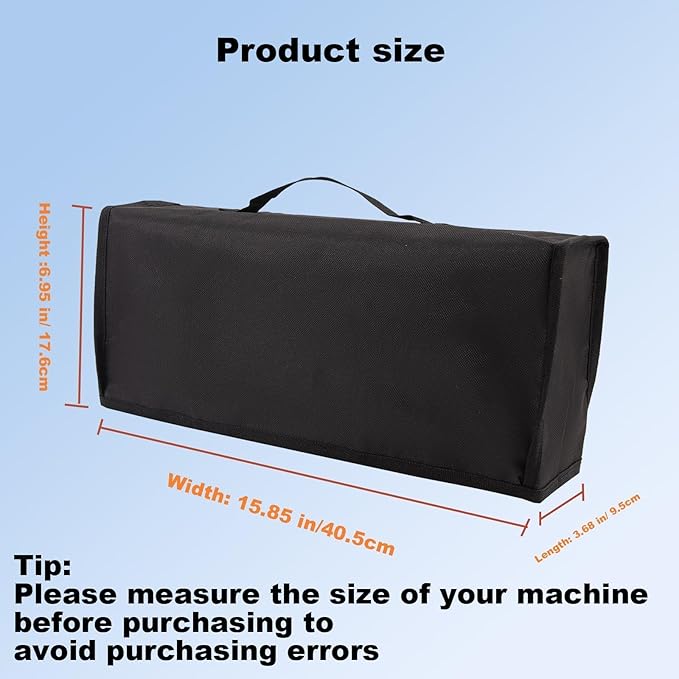 Cover for Bella 2 Slice Slim Toaster,Heat-Resistant Dustproof Waterproof Kitchen Heavy Protection Appliances Case Covers with Handle,for Bella 2 Slice Slim Toaster Cover Women/Mother's Day Gift(Black)