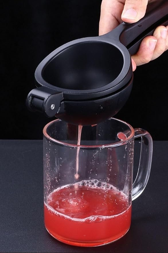 Manual Citrus Juicer Heavy Duty Cast Iron Lemon Squeezer, Orange Juice Press, Handheld Kitchen Tool