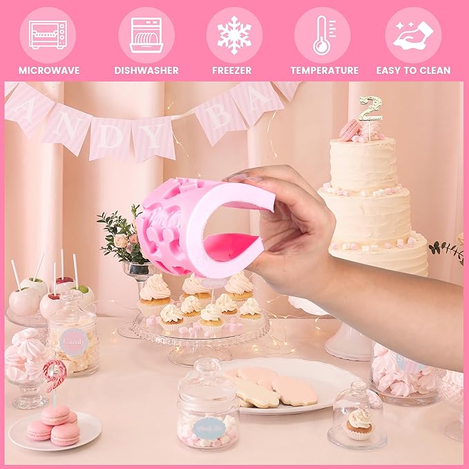YunKo 2Pack Silicone Fondant Number Molds 0-9 3D Embossed Fondant Chocolate Clay Mold with Stick Hole for Decorating Cake Candy Chocolate DIY Cake Decorating