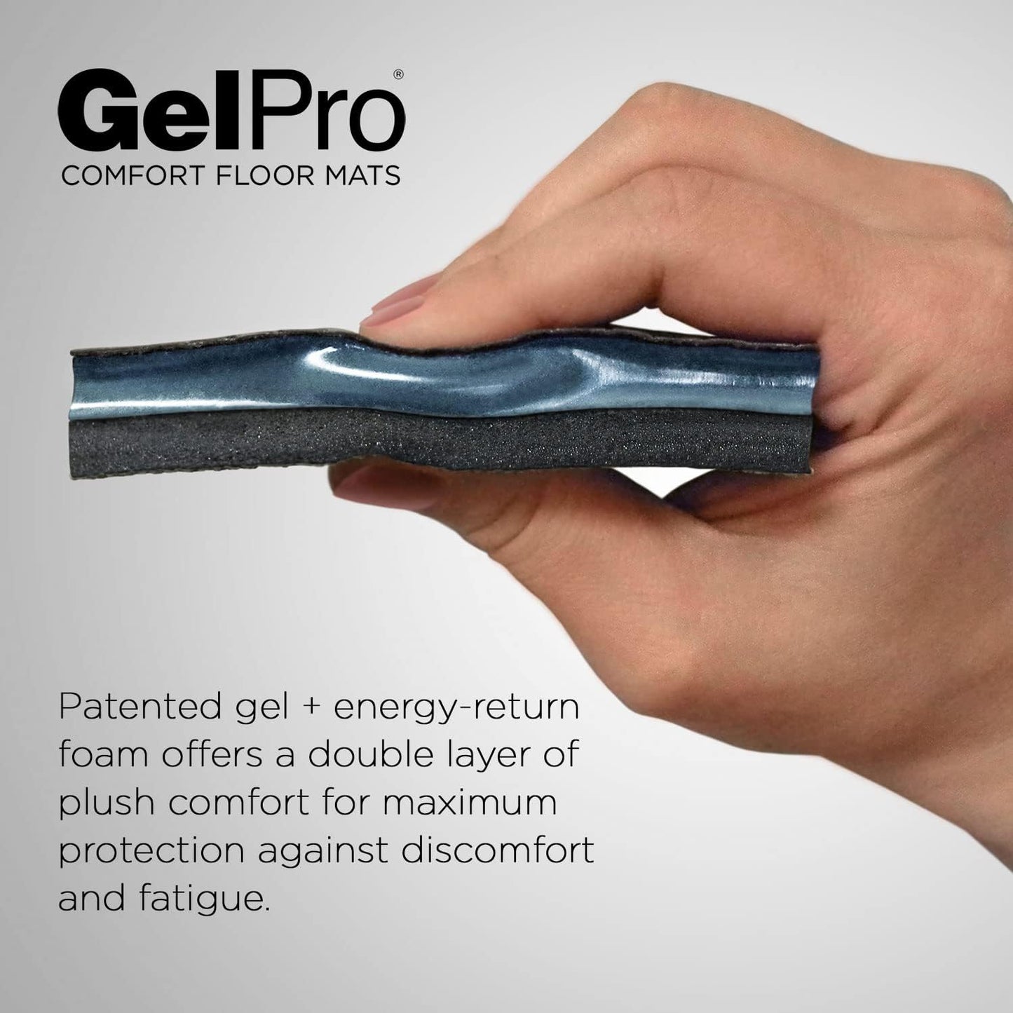GelPro Elite Trellis Light Grey Kitchen Comfort Mat, 20" x 36