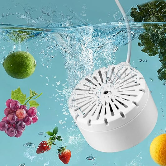 IMENE Upgraded 2-in-1 Fruit and Vegetable Washing Machine, Portable Fruit and Vegetable cleaner Device, OH-ion Purifier for Fruit, Vegetables, Rice, Meat and Tableware