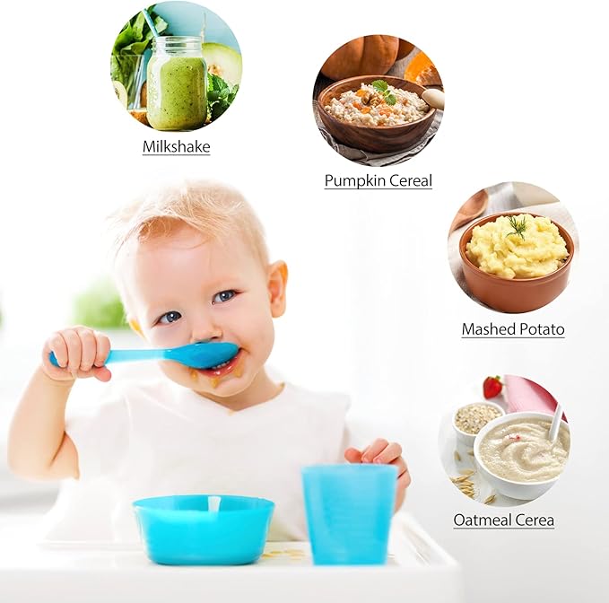 Qinkada Food Processor, 2 Stainless Steel Bowls, 14Cup, 500W Powerful Electric Meat Grinder, 3 Speed Modes 4 Bi-Level Blades for Onion, Meat, Nuts, Fruit, Garlic, Vegetable, Baby Food