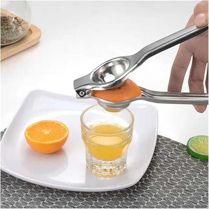 Stainless Steel Manual Juicer Processor Lemon Squeezer Orange Fruit Household Clip Pressing Kitchen Accessories(3PCS)