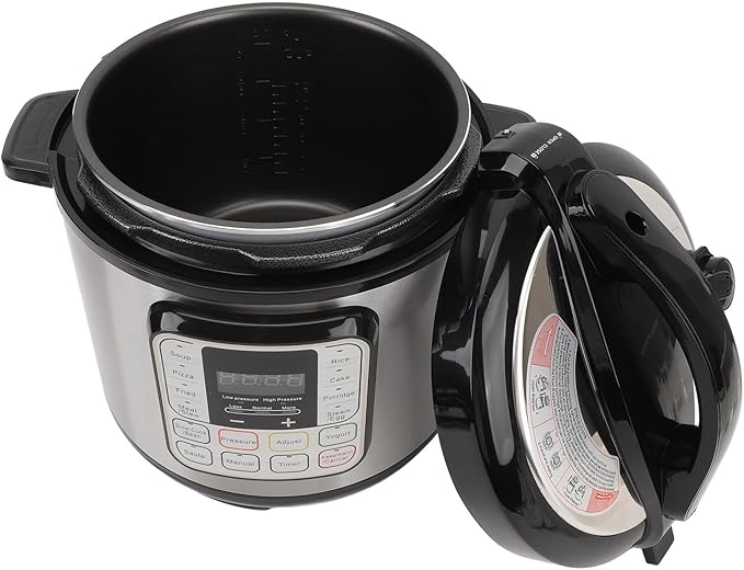 Alomejor Electric Pressure Cooker, 6L Multi Cooker with Smart Programs for Family Cooking Meal Prep (US Plug 110V)