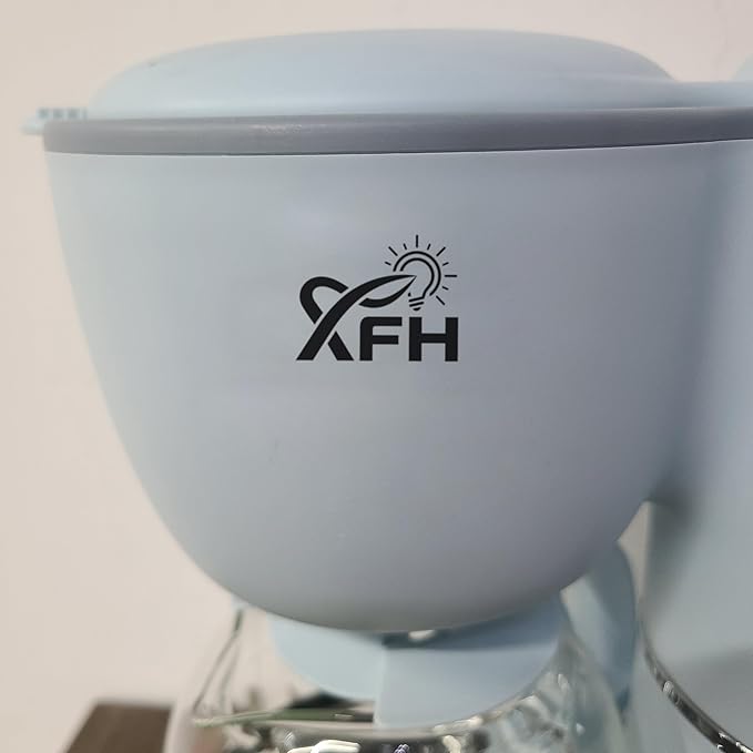 XFH_,Coffee makers, electric – Compact and User-Friendly with Auto Pause & Serve, Reusable Filter, Office & Dorm Use, Blue