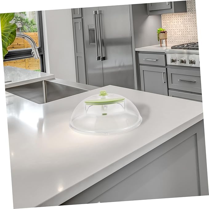 Microwave Splatter Cover with Steam Vents - 26cm High-temperature Food Cover for Freshness and Preservation for Kitchen Use