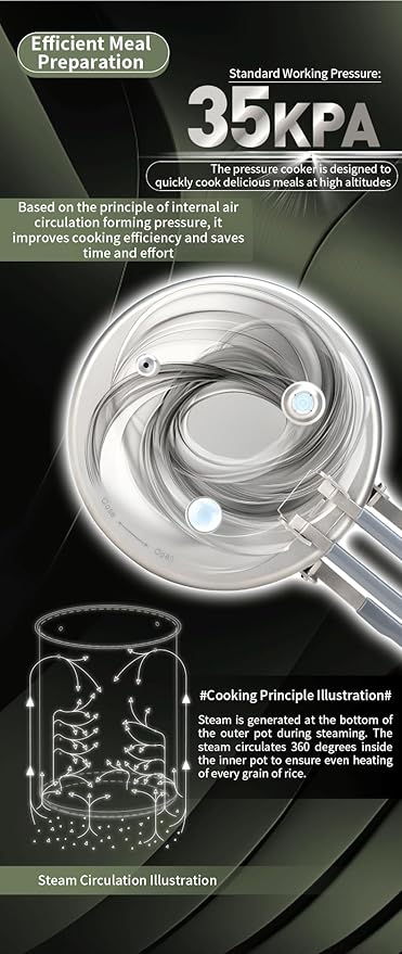 Keith Titanium Ti6302 Micro Pressure Cooker – Ultralight Multifunctional Outdoor Cooker for Rice, Soup & Meals – Based on Award-Winning Ti6300 – Pure Titanium – 900ml Inner + 1100ml Outer Pots