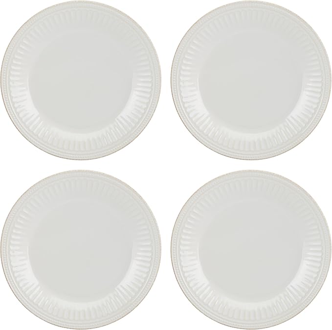Lenox 899195 French Perle Groove 18-Piece Dinnerware Set, Service For 6