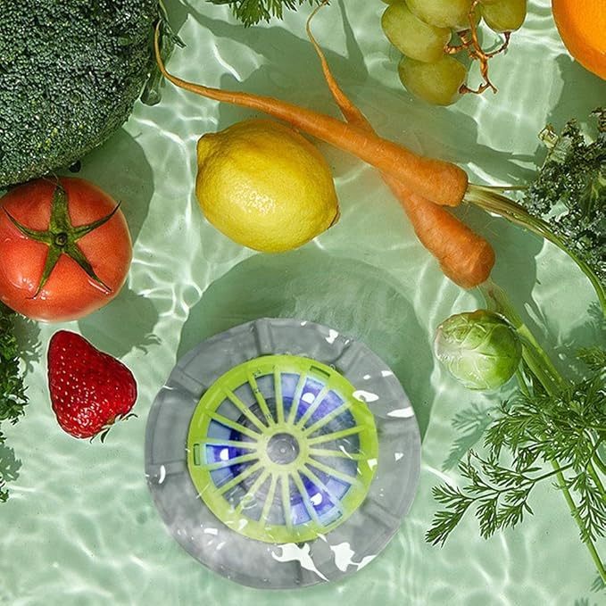 Fruit and Vegetable Washers,Portable Electric Fruit and Vegetable Washing Machine, Fruit Purifier Clean Fresh Produce in Water, Waterproof Fruit, Vegetable, Meat and Tableware Cleaner