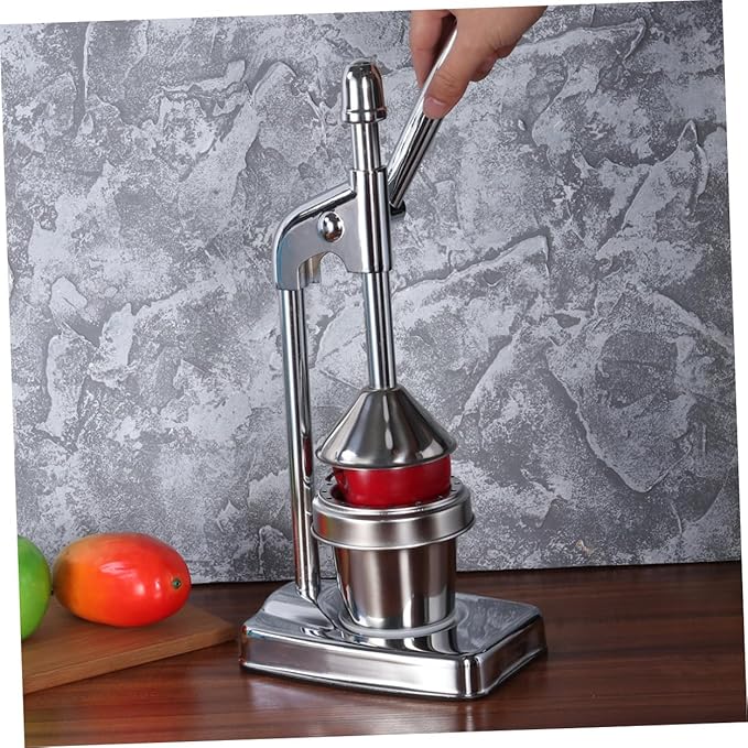 LABRIMP Stainless Steel Manual Citrus Juicer Extractor Fruit Machine for Easy Juice Extraction No Bitter Rind for Oranges Grapefruits Lemons and Pomegranates Dishwasher Safe Design