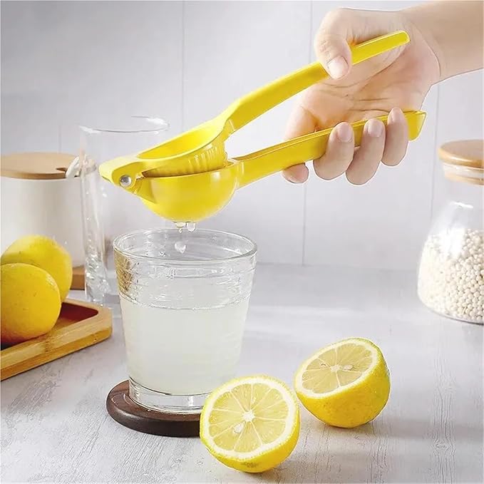 Home Manual Lemon Squeezer Aluminum Alloy Hand Pressed Orange Fruit Juicer Portable Kitchen Tool for Citrus Lime Home Use