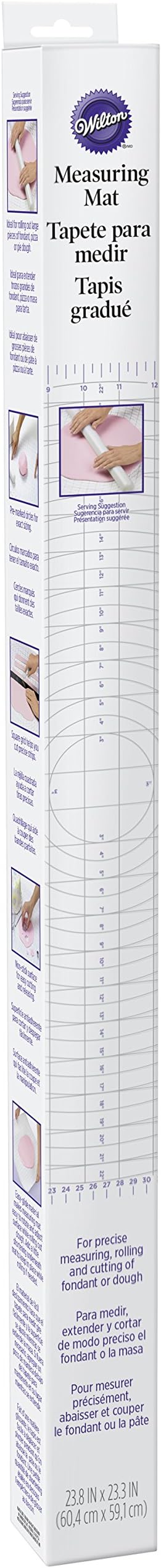 Wilton Measuring Mat, Polyester, White, 60.4 cm x 59.1 cm