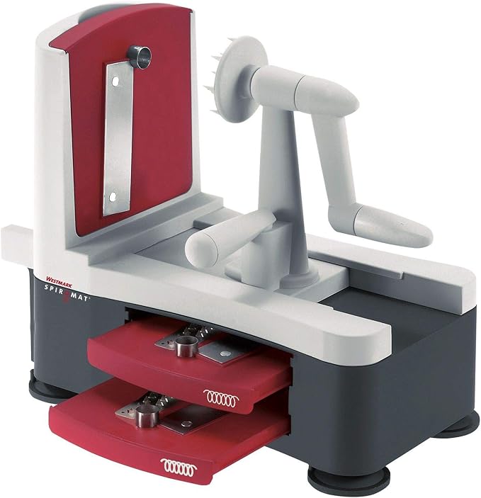 Westmark Stainless Steel Tri-Blade Vegetable Spiral Slicer Spiralizer