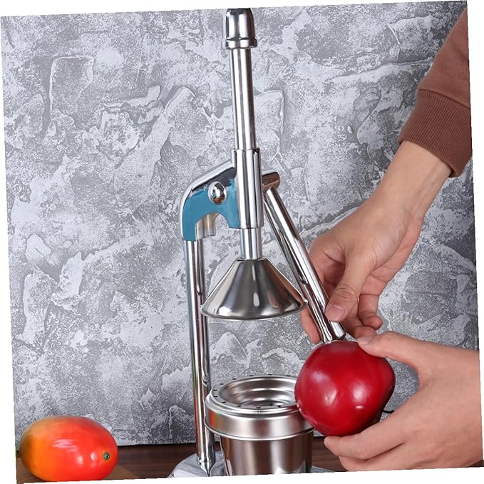 GLEAVI Stainless Steel Manual Citrus Juicer Hand Press Juicer for Fruits and Vegetables Effortless Extraction Easy to Clean for Home Use