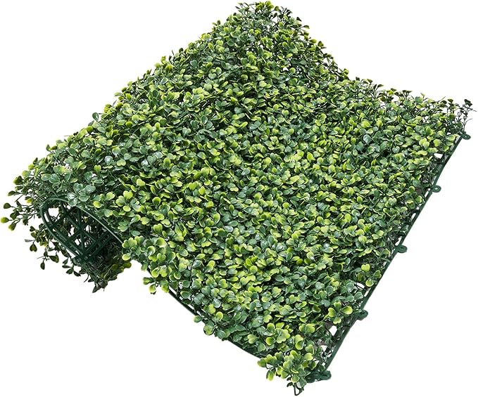 VEVOR Artificial Grass Wall Panels, 60 x 120 inch, Milan Grass Greenery Boxwood Panel for Indoor Outdoor Green Decor & Ivy Fence Covering, Privacy Backdrop Wall Hedge Screen for Garden