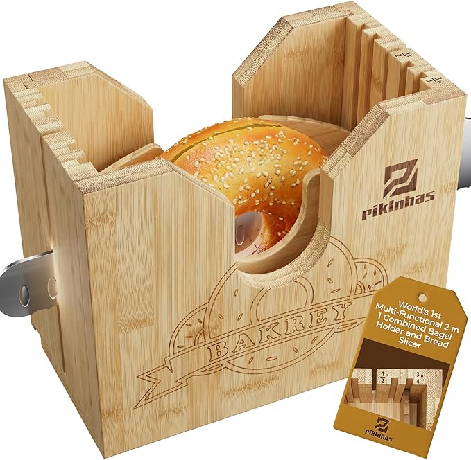 Bagel Slicer+Reusable Bread Bags