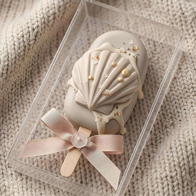 Clam Shell Fondant Silicone Molds for Cake Decoration Cupcake Topper Chocolate Candy Gum Paste Polymer Clay