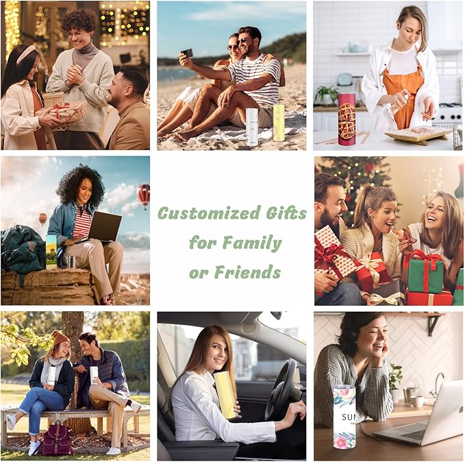20oz Sublimation Tumblers Blanks Products Stainless Steel Double Wall Sublimation Tumblers with Lids and Straws Polymer Coating for Heat Transfer Customized Gifts (12 Pack)