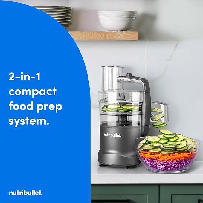 nutribullet Limitless Food Processor Gunmetal Gray
