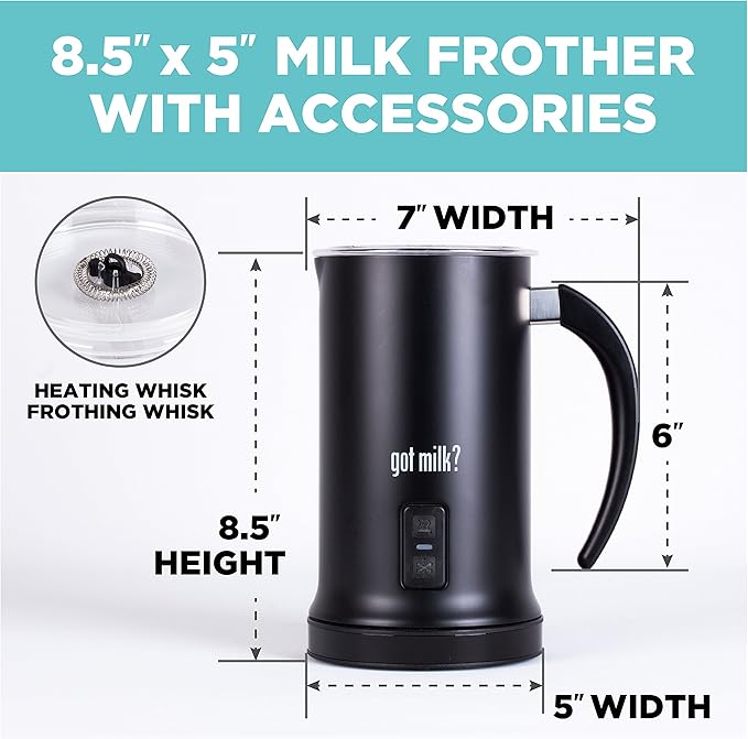 Got Milk? - Automatic Milk Frother, Heater and Cappuccino Maker