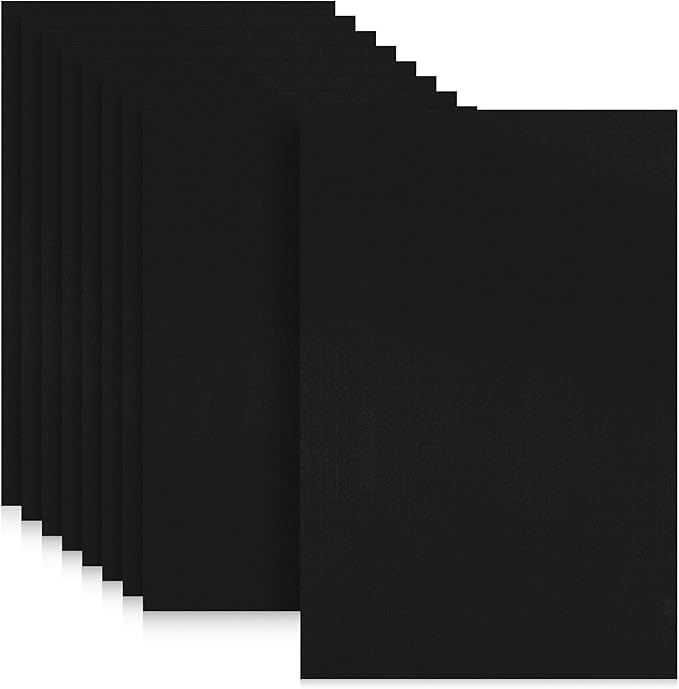 9pcs Non-stick Oven Liners Grill Baking Mats 60x40cm Heat Resistant Reusable Roaster Liners for Air Fryer and Oven Bottom Protection