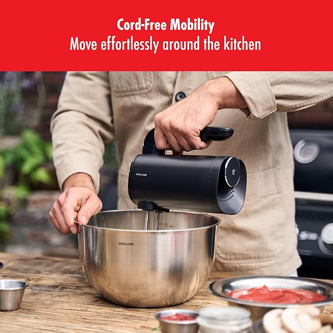 ZWILLING Xtend Cordless Hand Mixer (Battery Not Included)