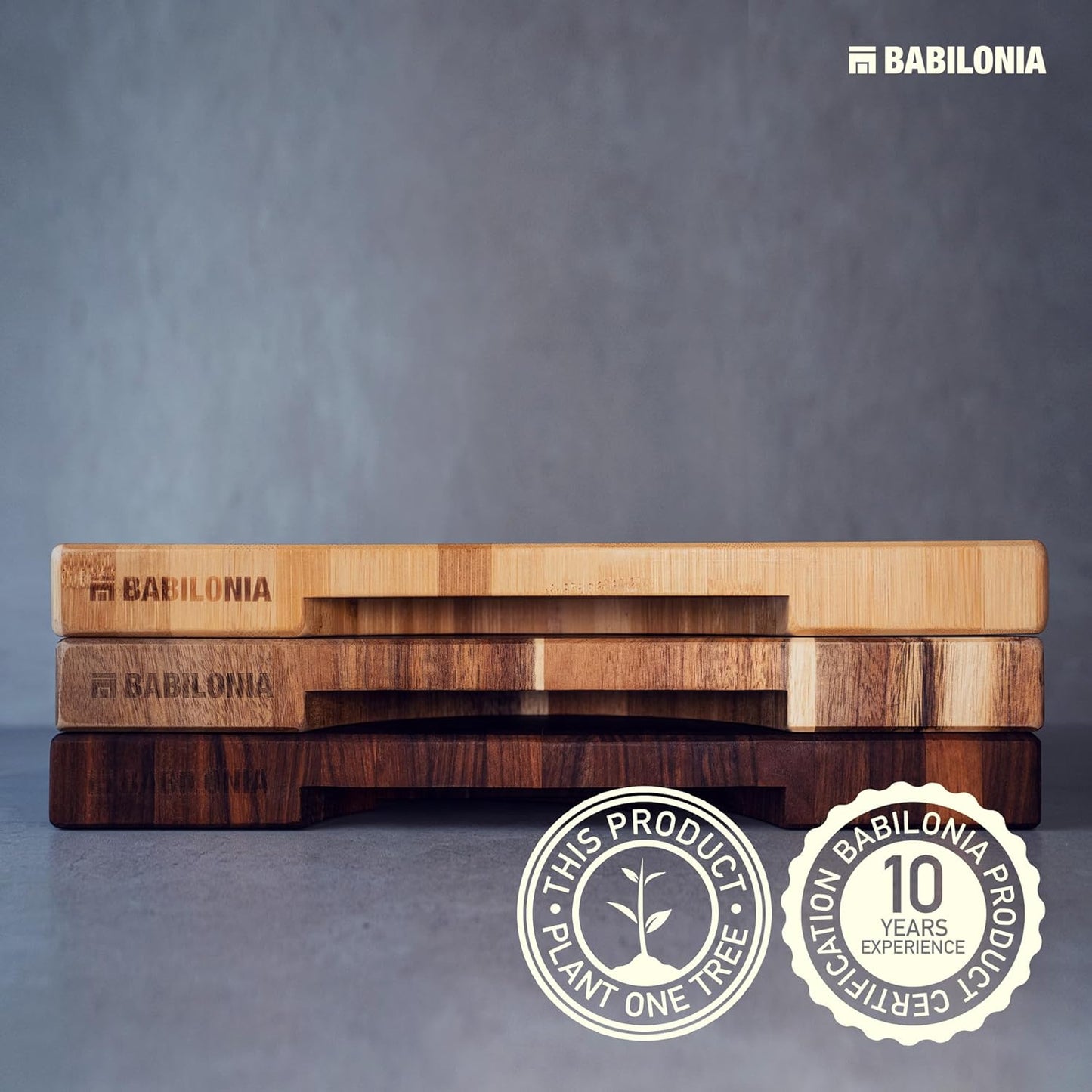 Premium Bamboo Cutting Board (ExtraThick 1,7"), Professional Chopping Butcher Block for Meat. Heavy duty EndGrain wood, Charcuterie boards, kitchen accessories