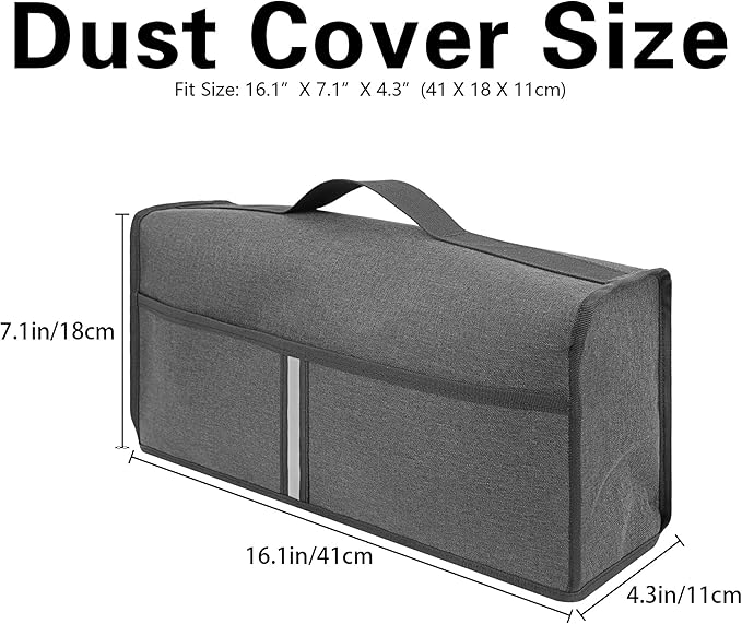 Toaster Cover Compatible with bella 4 Slice Slim Toaster,Waterproof Heatproofant Dustproof Protective Case Heavy Duty Cover-Dark Gray