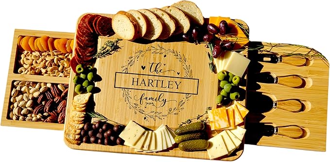 Personalized Charcuterie Board, Cutting Board Wedding Gift, Couple Christmas Gift, Bridal Shower Gift, Housewarming Gift, Anniversary Gift