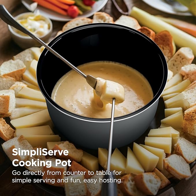 Ninja HyperHeat 9-in-1 6.5-qt Pressure Cooker | Steams, Slow Cooks, Sears, Sautés, Sous Vide, Yogurt & More | With SimpliServe Pot | Powerful 1200-Watt | Grey | PC201GY